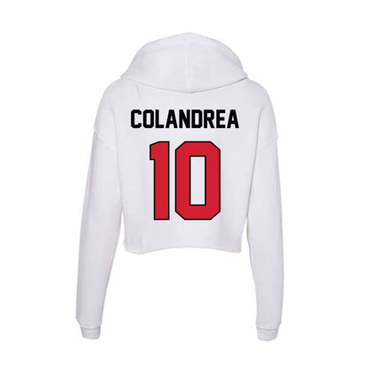 UNLV - NCAA Football : Anthony Colandrea - Women's Crop Fleece Hoodie-1