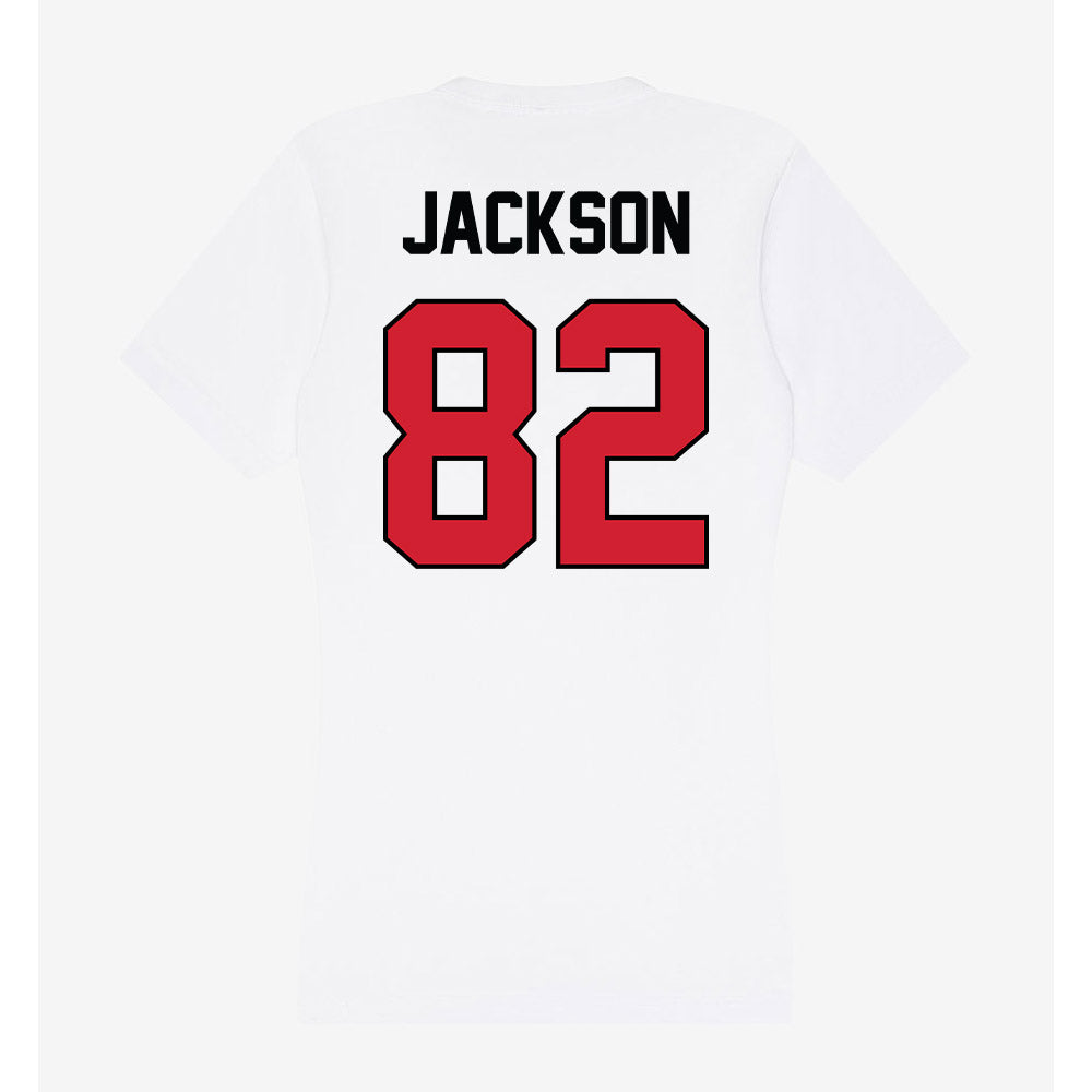 UNLV - NCAA Football : Rashawn Jackson - Women's V-Neck T-Shirt-1