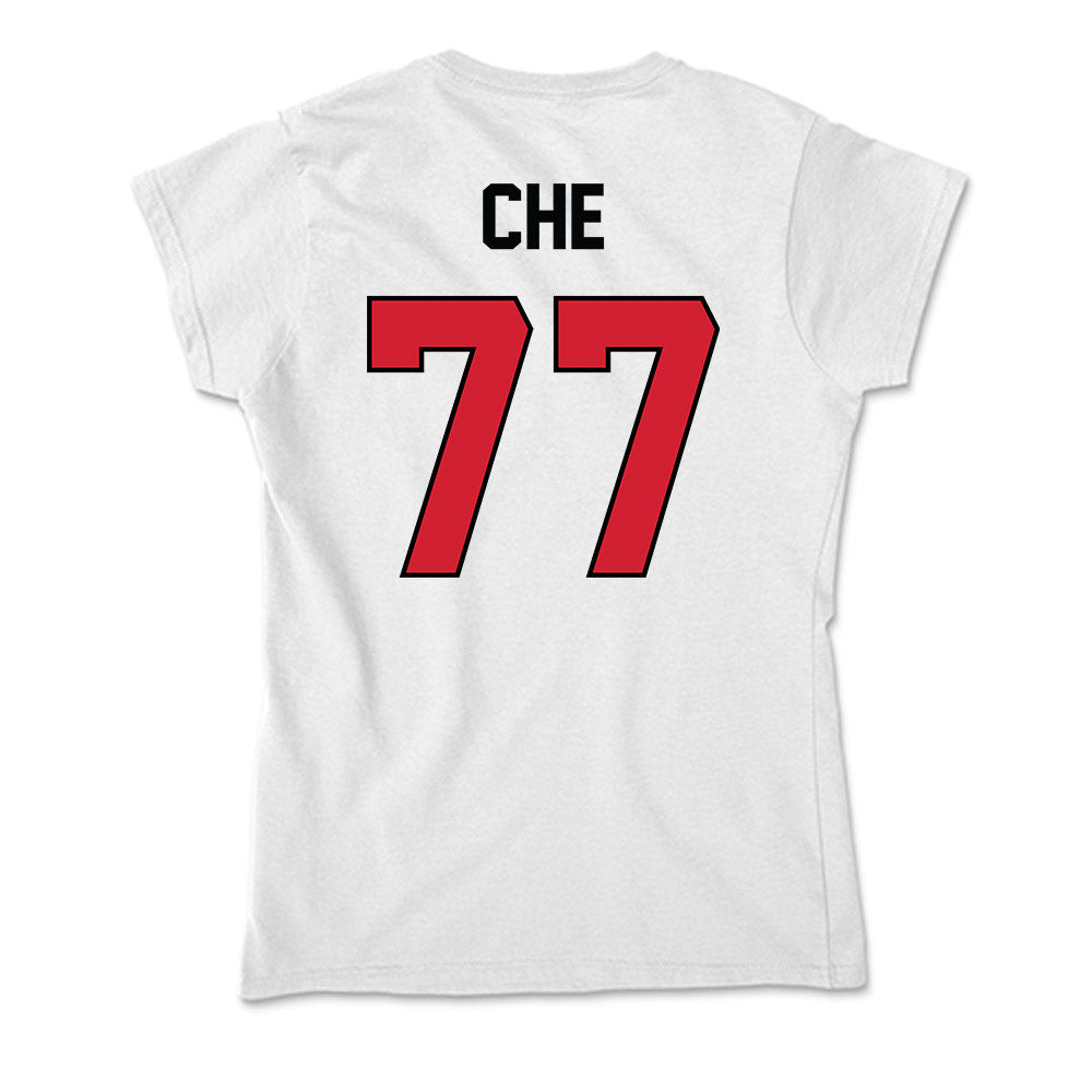 UNLV - NCAA Men's Basketball : Myles Che - Soft Style Women’s T-Shirt-1