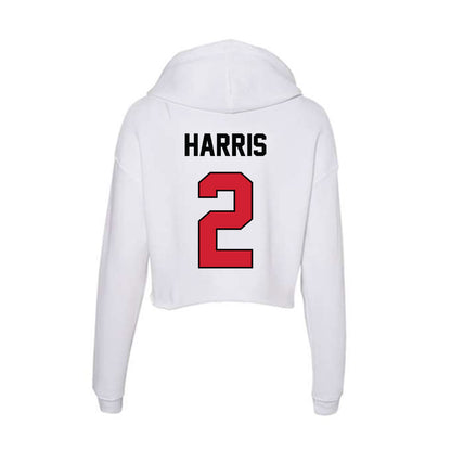 UNLV - NCAA Football : Denver Harris - Women's Crop Fleece Hoodie-1