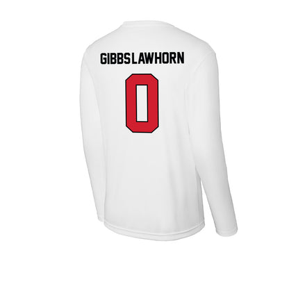 UNLV - NCAA Men's Basketball : Dra Gibbs-Lawhorn - Activewear Long Sleeve T-Shirt-1