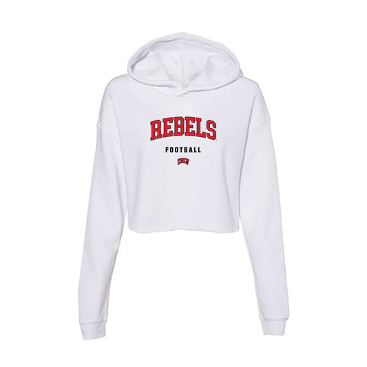 UNLV - NCAA Football : Jaylen Allen - Women's Crop Fleece Hoodie-0