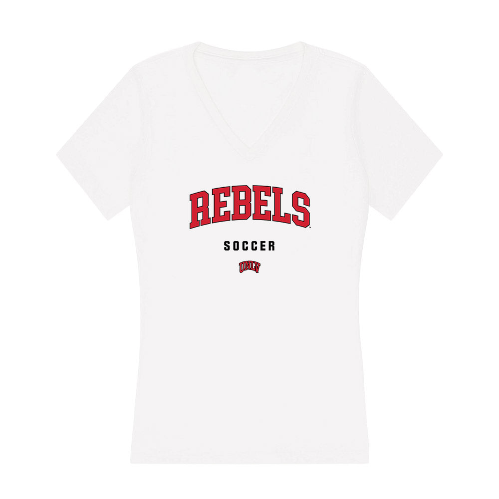 UNLV - NCAA Men's Soccer : Jace Sais - Women's V-Neck T-Shirt-0