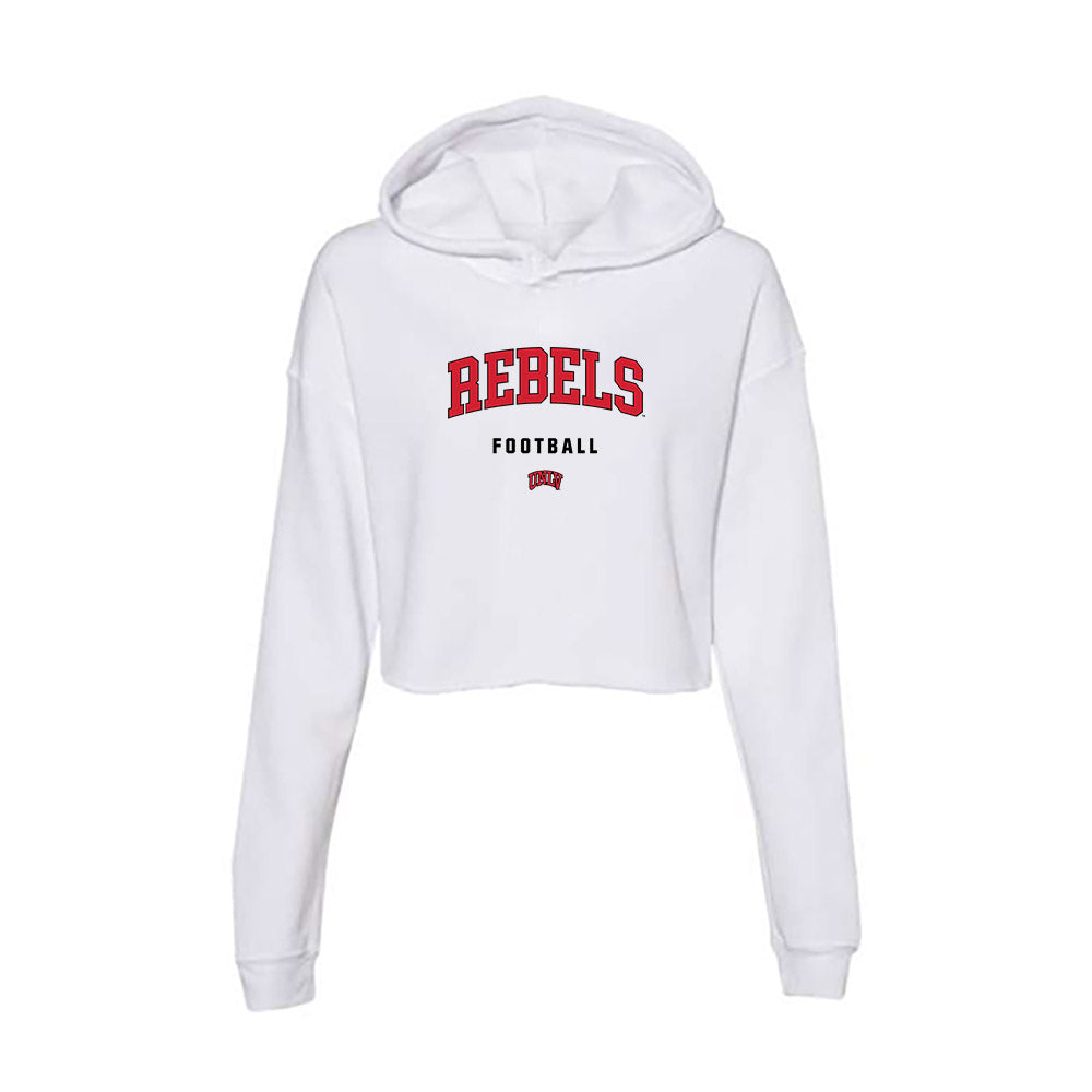 UNLV - NCAA Football : Anthony Colandrea - Women's Crop Fleece Hoodie-0