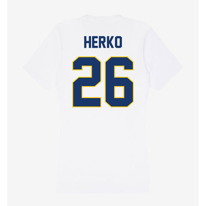 Drexel - NCAA Women's Soccer : Emma Herko - Women's V-Neck T-Shirt-1