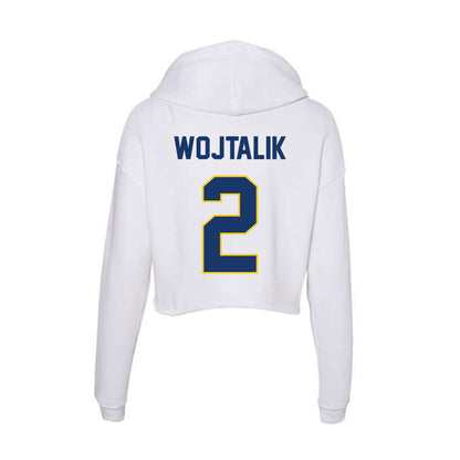 Drexel - NCAA Men's Soccer : Mateusz Wojtalik - Women's Crop Fleece Hoodie-1