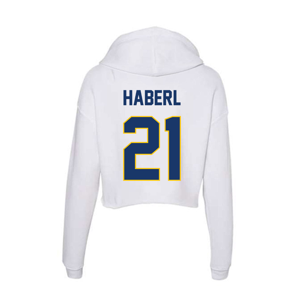 Drexel - NCAA Men's Soccer : Maximilian Haberl - Women's Crop Fleece Hoodie-1