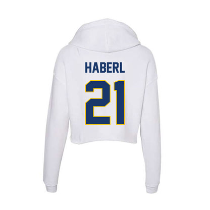 Drexel - NCAA Men's Soccer : Maximilian Haberl - Women's Crop Fleece Hoodie-1