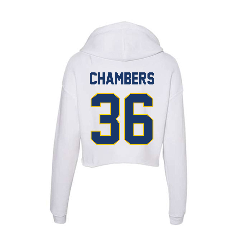 Drexel - NCAA Men's Lacrosse : Alex Chambers - Women's Crop Fleece Hoodie-1