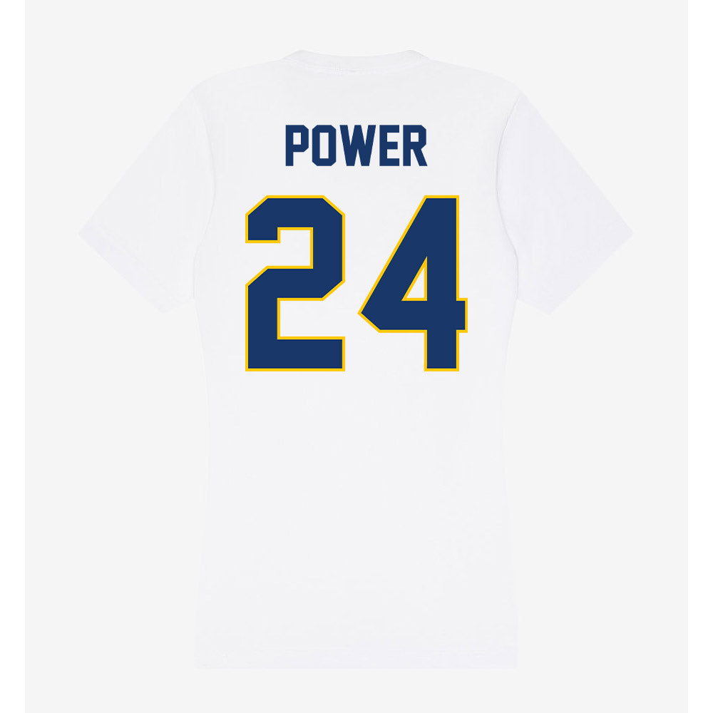 Drexel - NCAA Women's Soccer : Reese Power - Women's V-Neck T-Shirt-1