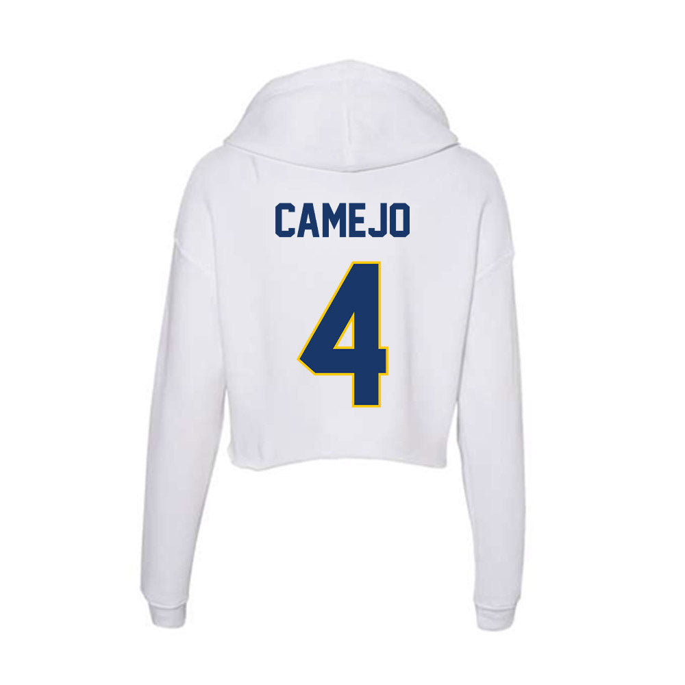 Drexel - NCAA Men's Soccer : Mateo Camejo - Women's Crop Fleece Hoodie-1