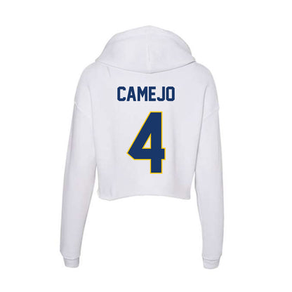 Drexel - NCAA Men's Soccer : Mateo Camejo - Women's Crop Fleece Hoodie-1