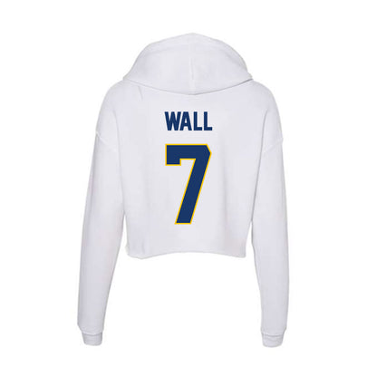 Drexel - NCAA Women's Lacrosse : Ellie Wall - Women's Crop Fleece Hoodie-1