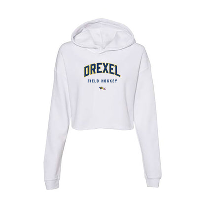Drexel - NCAA Women's Field Hockey : halle geiger - Women's Crop Fleece Hoodie-0