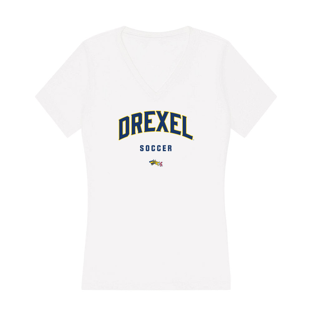 Drexel - NCAA Women's Soccer : Jessica Castorina - Women's V-Neck T-Shirt-0