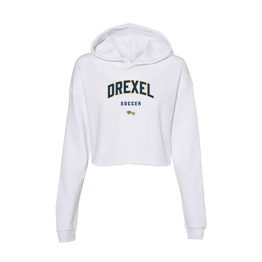 Drexel - NCAA Women's Soccer : Adriana Salzano - Women's Crop Fleece Hoodie-0
