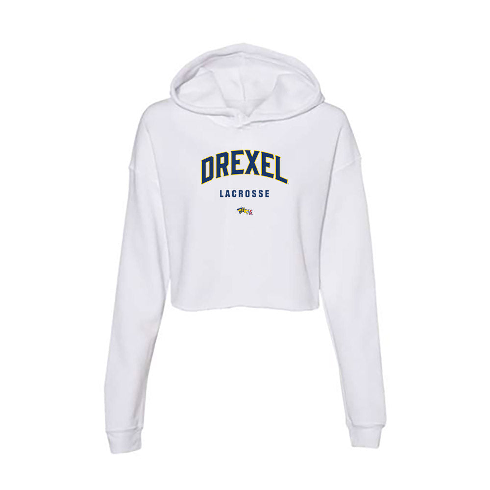 Drexel - NCAA Women's Lacrosse : Ellie Wall - Women's Crop Fleece Hoodie-0