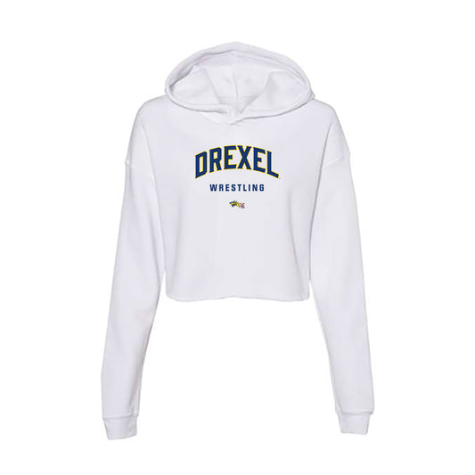 Drexel - NCAA Wrestling : Jasiah Queen - Women's Crop Fleece Hoodie-0