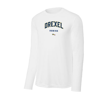 Drexel - NCAA Men's Rowing : Andrei Axintoi - Activewear Long Sleeve T-Shirt-0