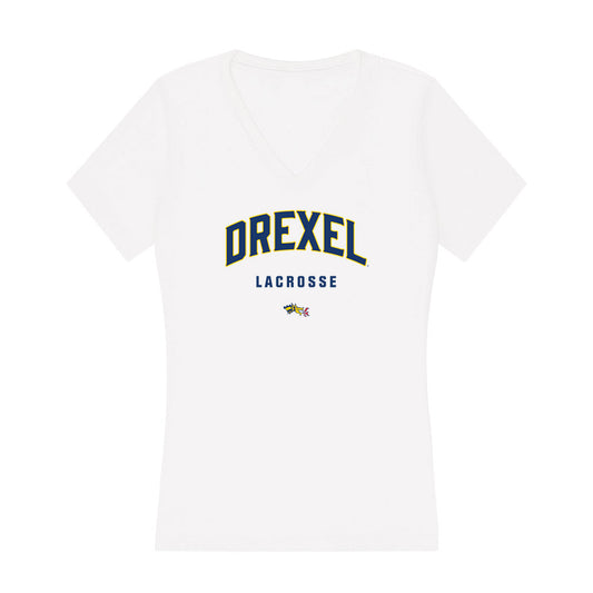 Drexel - NCAA Men's Lacrosse : Jack Berg - Women's V-Neck T-Shirt-0