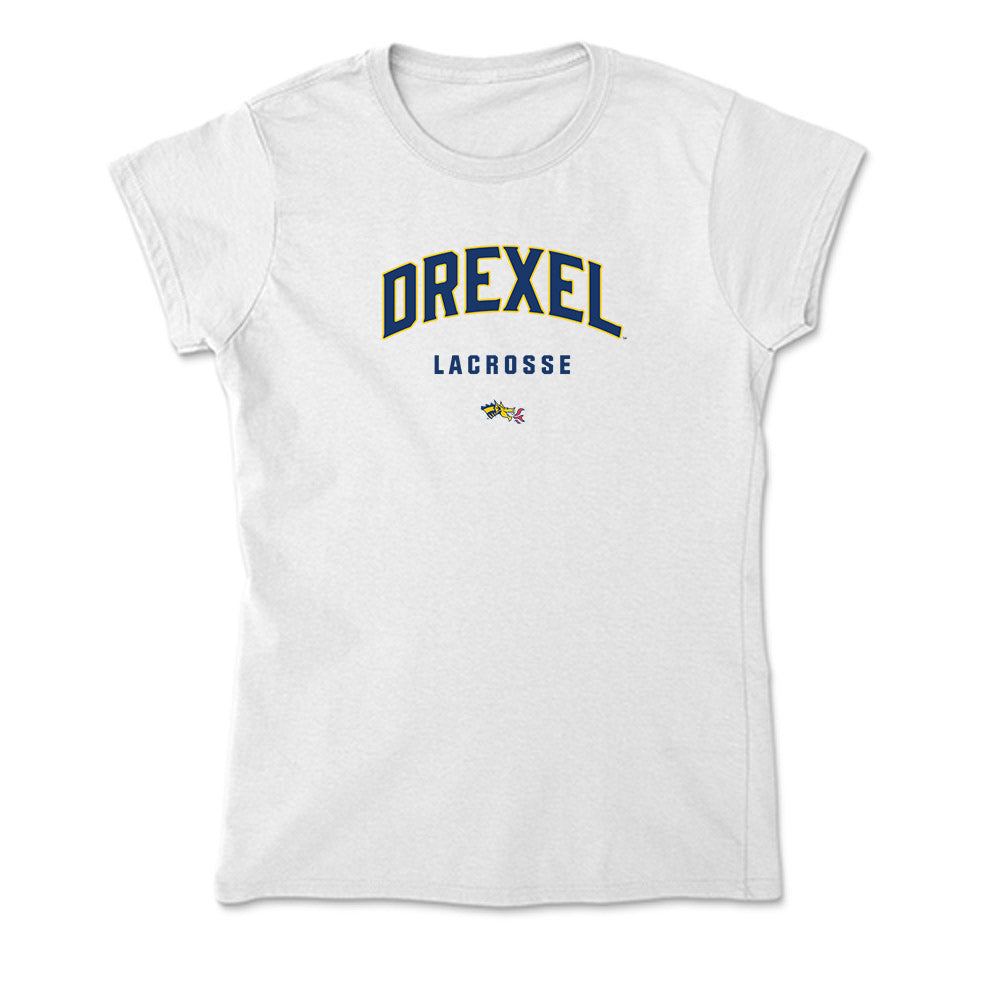 Drexel - NCAA Men's Lacrosse : Jack Berg - Soft Style Women’s T-Shirt-0