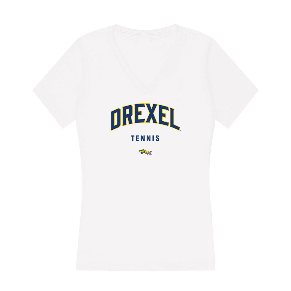 Drexel - NCAA Women's Tennis : Sofiya Snitko - Women's V-Neck T-Shirt-0