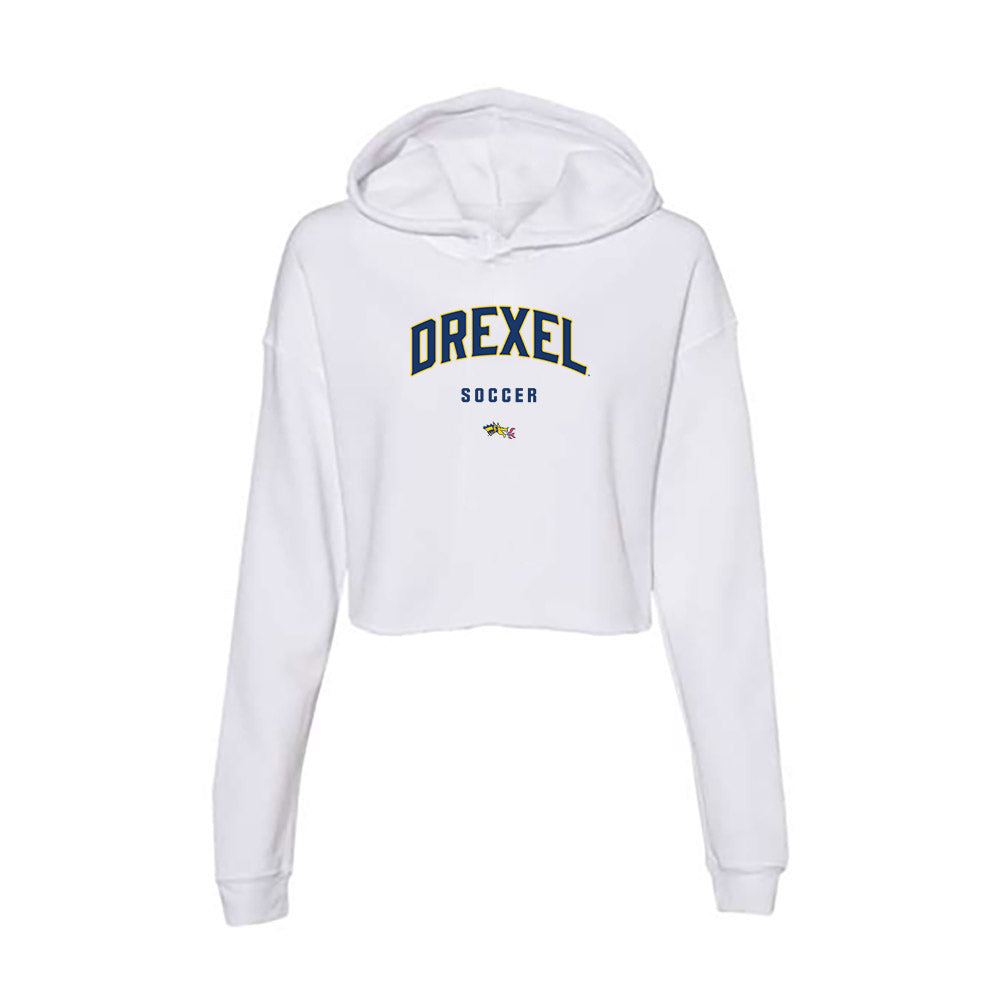 Drexel - NCAA Men's Soccer : Mateo Camejo - Women's Crop Fleece Hoodie-0