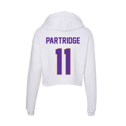 Western Carolina - NCAA Football : Kenyon Partridge - Classic Shersey Women's Crop Fleece Hoodie-1