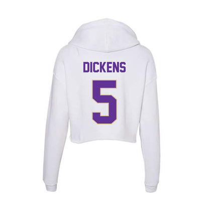 Western Carolina - NCAA Football : Taron Dickens - Classic Shersey Women's Crop Fleece Hoodie-1