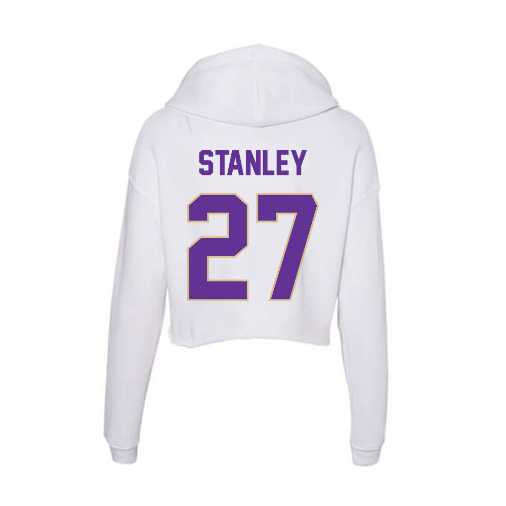 Western Carolina - NCAA Baseball : Wyatt Stanley - Classic Shersey Women's Crop Fleece Hoodie-1
