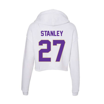 Western Carolina - NCAA Baseball : Wyatt Stanley - Classic Shersey Women's Crop Fleece Hoodie-1