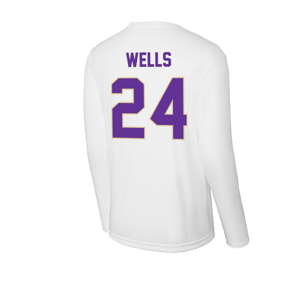 Western Carolina - NCAA Football : Zayveon Wells - Classic Shersey Activewear Long Sleeve T-Shirt-1