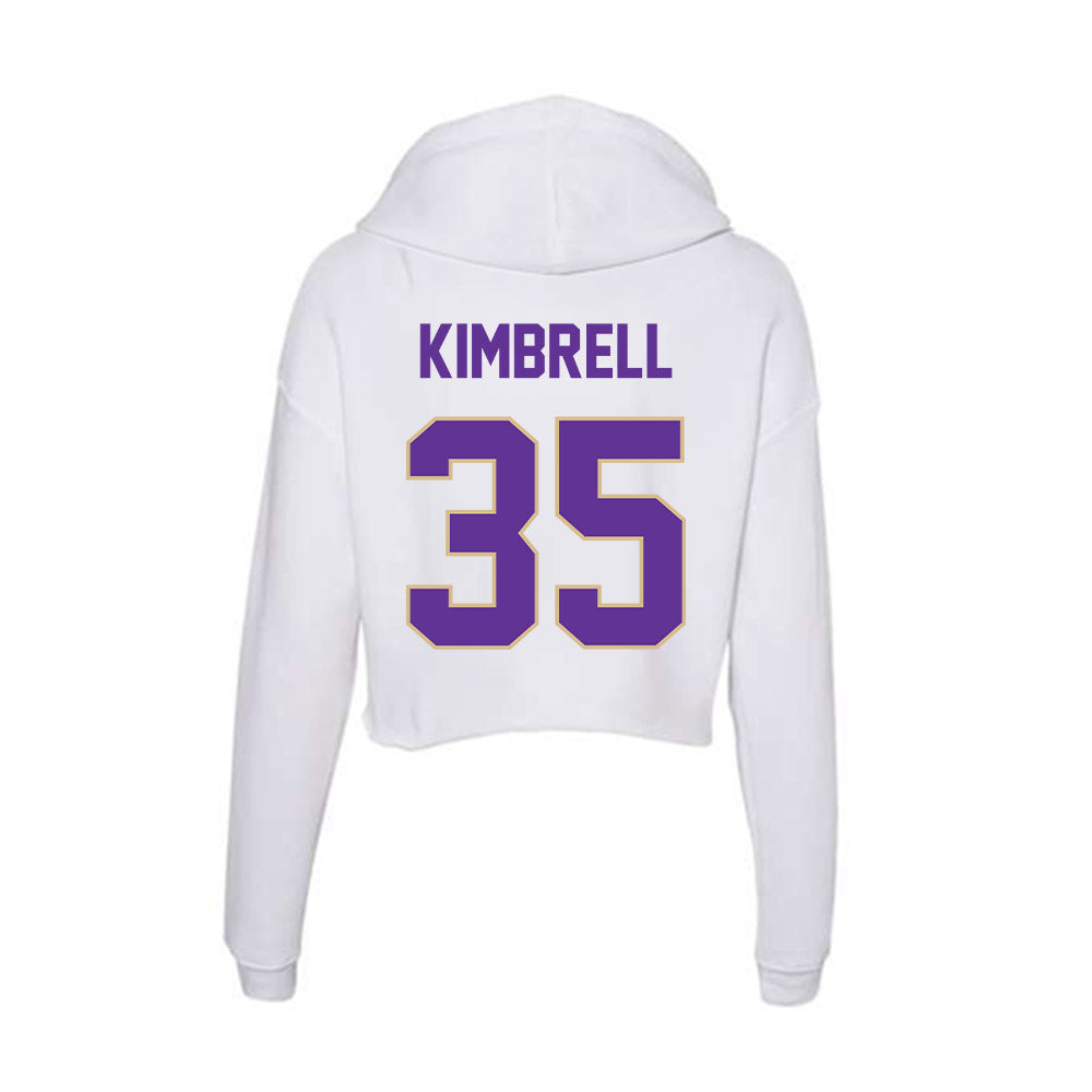 Western Carolina - NCAA Baseball : Bryant Kimbrell - Classic Shersey Women's Crop Fleece Hoodie-1