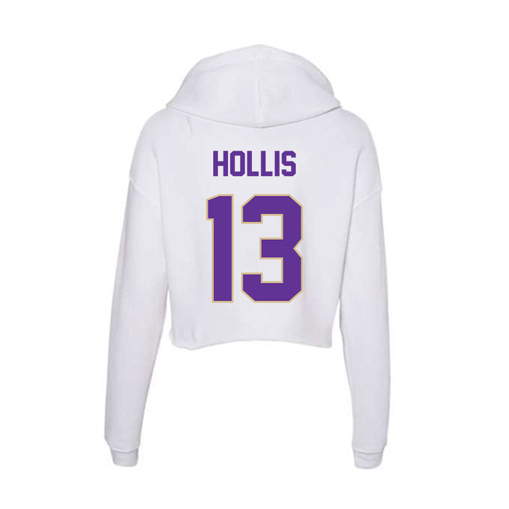 Western Carolina - NCAA Football : Richard Hollis - Classic Shersey Women's Crop Fleece Hoodie-1