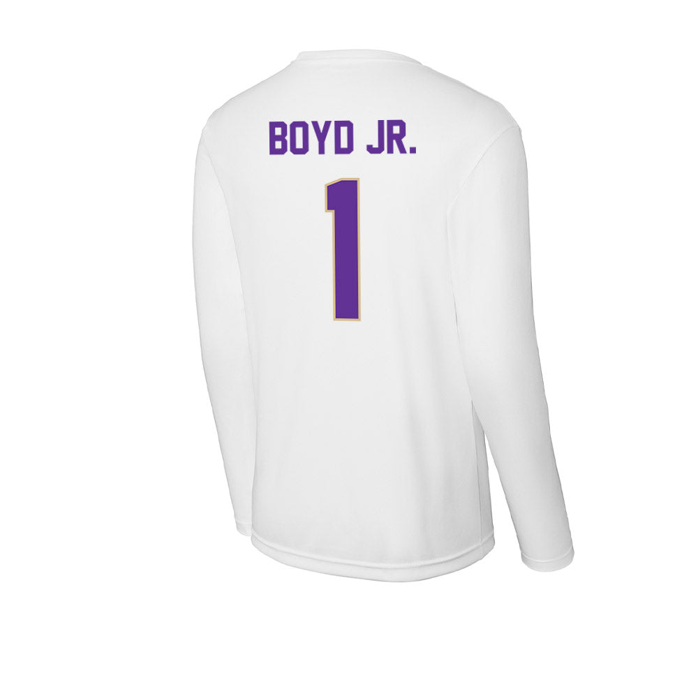Western Carolina - NCAA Football : Pat Boyd Jr. - Classic Shersey Activewear Long Sleeve T-Shirt-1