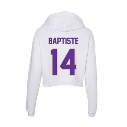 Western Carolina - NCAA Football : vanier Baptiste - Classic Shersey Women's Crop Fleece Hoodie-1