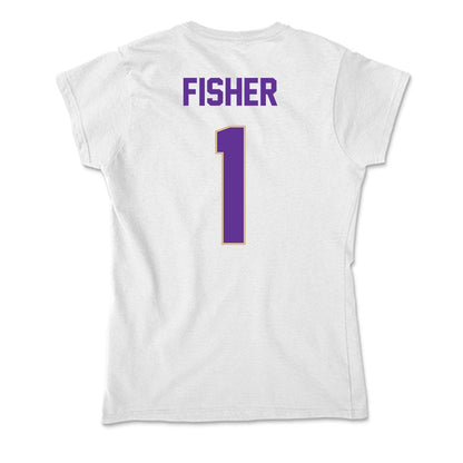 Western Carolina - NCAA Football : Caleb Fisher - Classic Shersey Soft Style Women’s T-Shirt-1