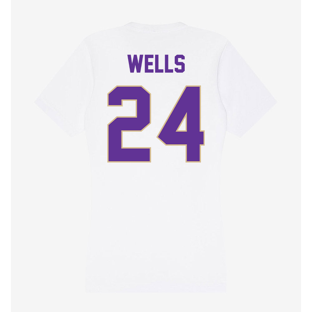 Western Carolina - NCAA Football : Zayveon Wells - Classic Shersey Women's V-Neck T-Shirt-1