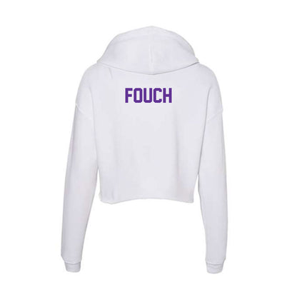 Western Carolina - NCAA Men's Track & Field : Trez Fouch - Classic Shersey Women's Crop Fleece Hoodie-1