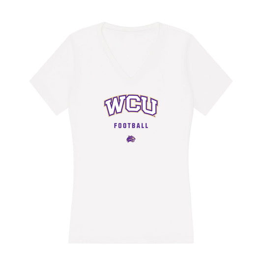 Western Carolina - NCAA Football : Jaylin Terzado - Classic Shersey Women's V-Neck T-Shirt-0