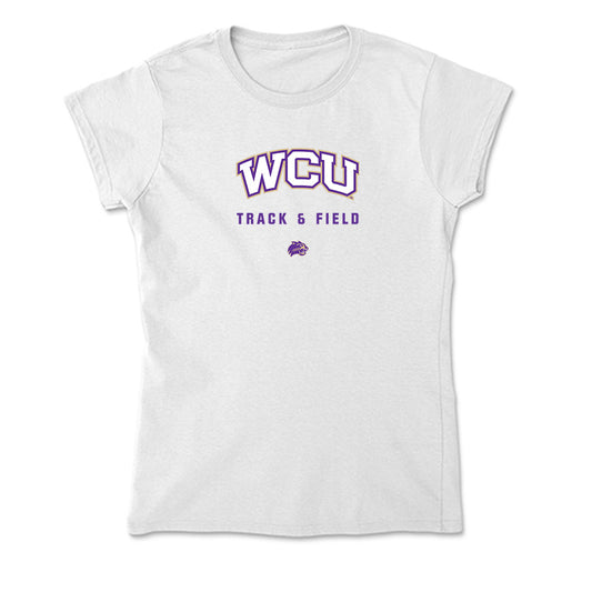 Western Carolina - NCAA Men's Track & Field : Trez Fouch - Classic Shersey Soft Style Women’s T-Shirt-0