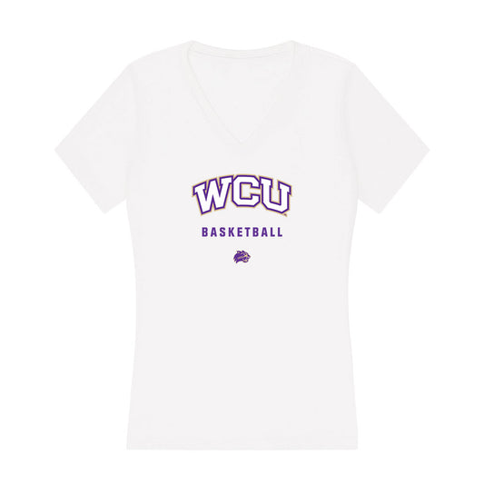 Western Carolina - NCAA Women's Basketball : Ally Hollifield - Classic Shersey Women's V-Neck T-Shirt-0