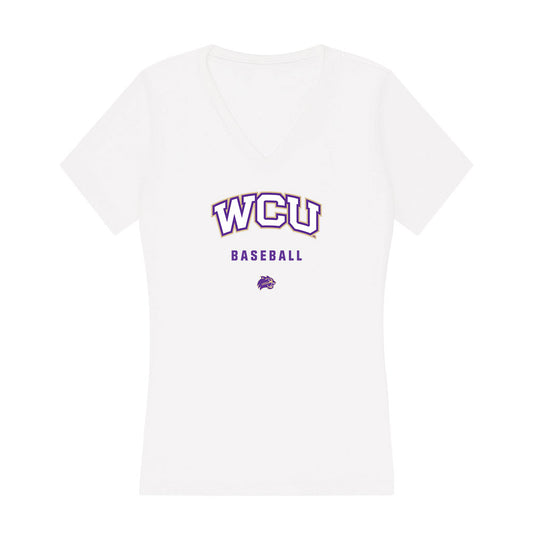 Western Carolina - NCAA Baseball : Wyatt Stanley - Classic Shersey Women's V-Neck T-Shirt-0