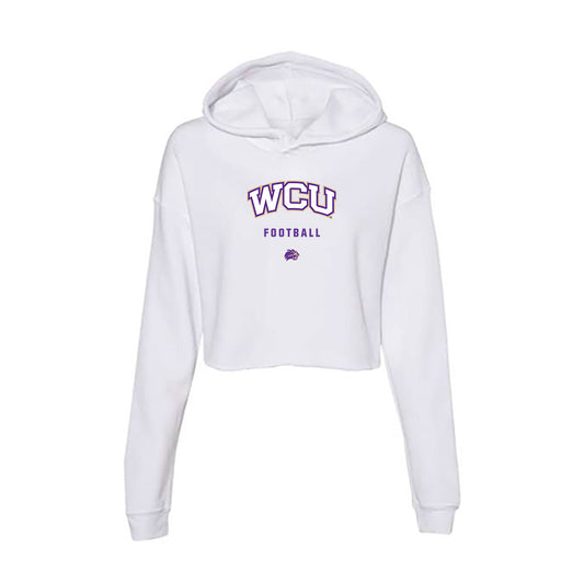 Western Carolina - NCAA Football : Jayden Cornelius - Classic Shersey Women's Crop Fleece Hoodie-0