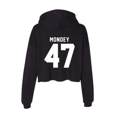 SHSU - NCAA Baseball : Connor Mondey - Women's Crop Fleece Hoodie-1