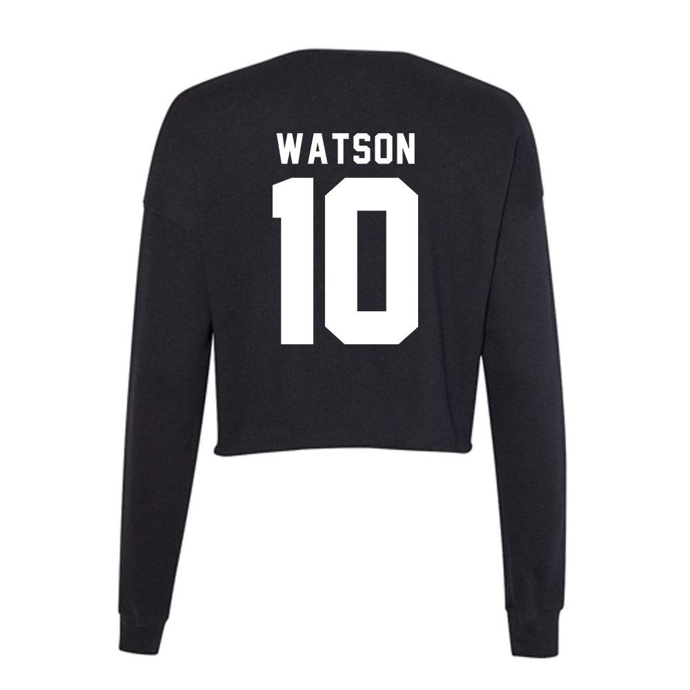 SHSU - NCAA Football : Hunter Watson - Women's Cropped Crew Fleece-1