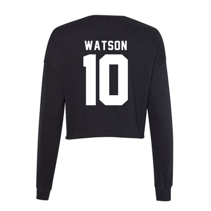 SHSU - NCAA Football : Hunter Watson - Women's Cropped Crew Fleece-1