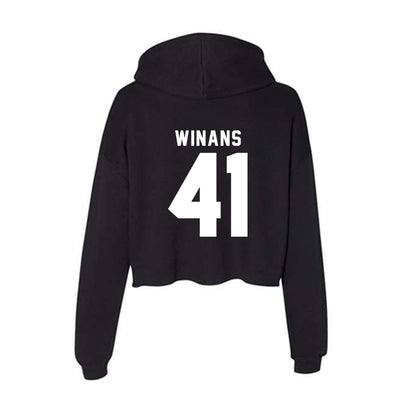 SHSU - NCAA Baseball : Gabe Winans - Women's Crop Fleece Hoodie-1