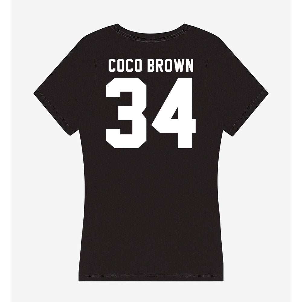 SHSU - NCAA Football : Landan "Coco" Brown - Women's V-Neck T-Shirt-1