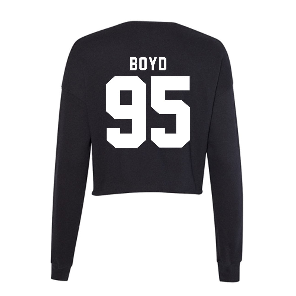 SHSU - NCAA Football : Shefon Boyd - Women's Cropped Crew Fleece-1